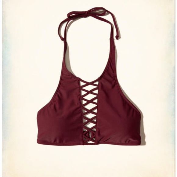 Hollister Other - NWT Hollister High Neck Strappy Bikini Top